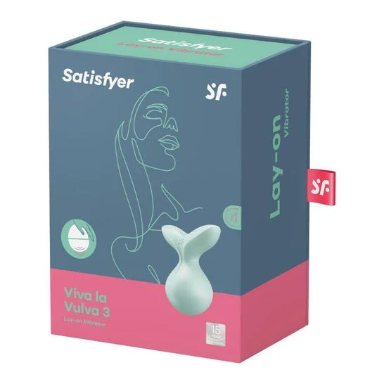Satisfyer Viva La Vulva 3 Vibratore Lay-On Verde 1 Unità