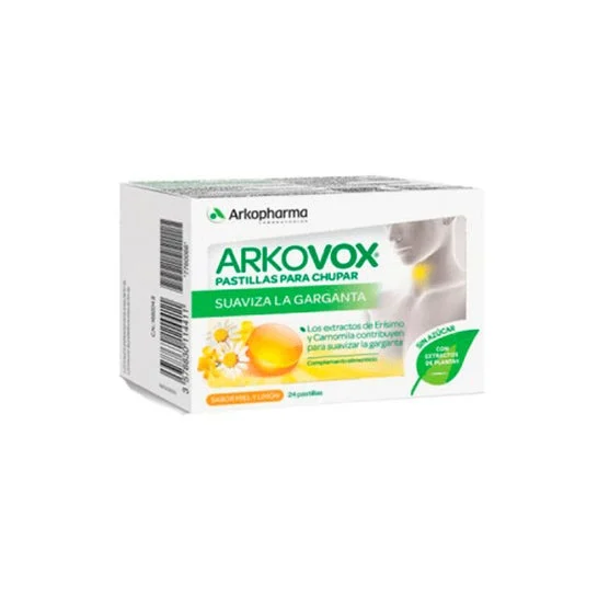 Compresse al miele e limone Arkovox 24 pz