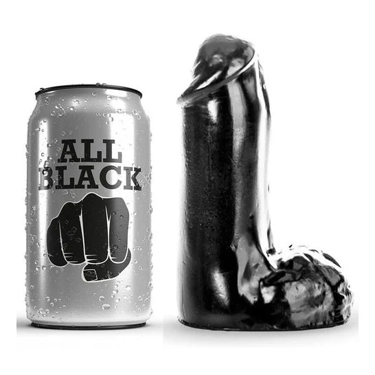 Tutto nero Dildo realistico 13cm 1pc