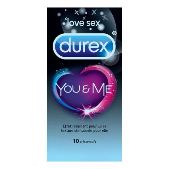 Durex Préservatifs You & Me Effet Retardant 10 Unité