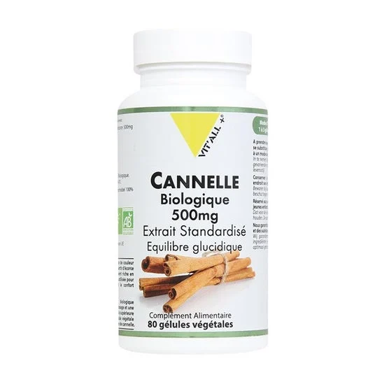 Vit'All+ Canela Bio 500mg 80caps
