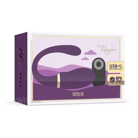 Treasure Merlin Double Couple Vibrator Control Remoto 1ud