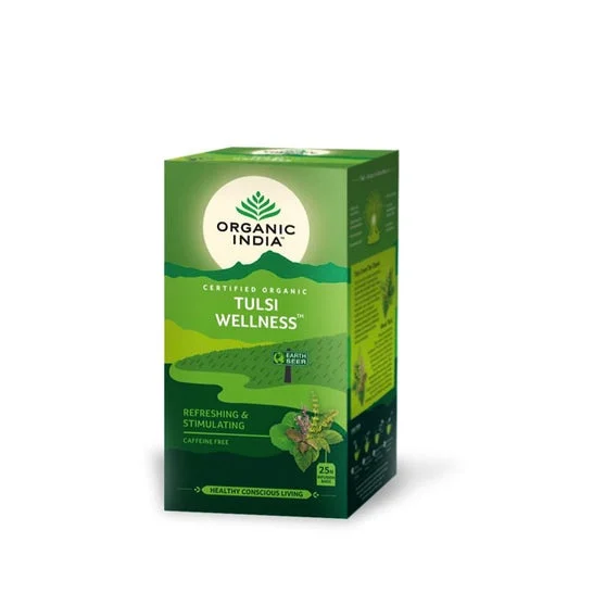 Organic India Bustine di Te Tulsi Wellness 25 Unità
