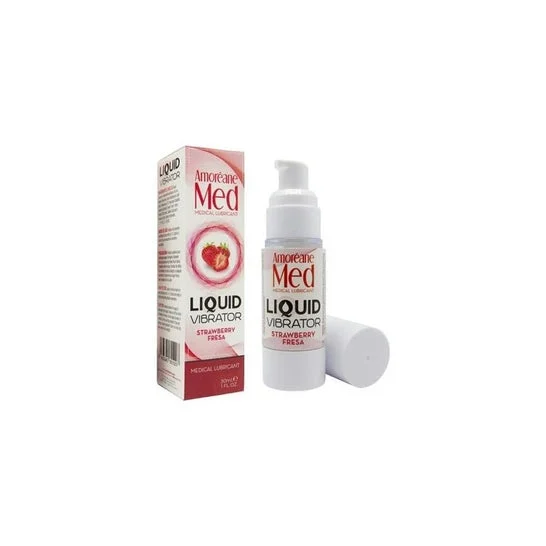 Amoreane Vibrateur Liquide à la Fraise 30ml