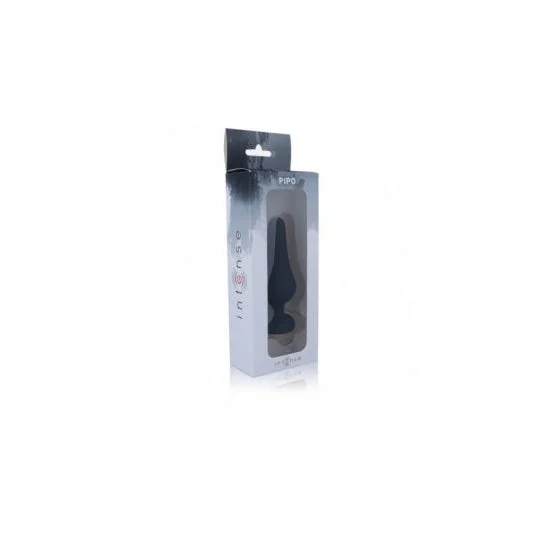 Plug anale intenso Pipo L Silicone nero 13cm 1pc