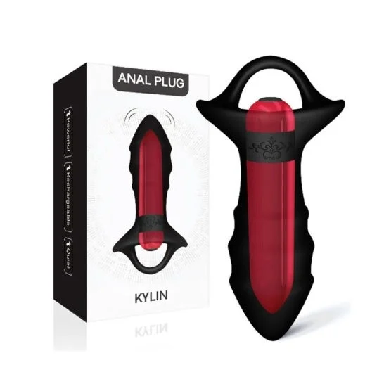 Armony Kylin Dedal Vibrador Plug Anal Control Remoto Negro 1ud