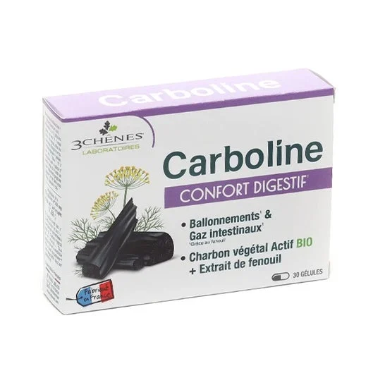 Les 3 Chênes Carboline Confort Digestivo 30caps