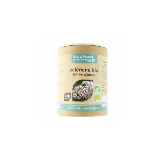 Nat & Form Eco Valériane Bio 200 Gélules