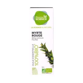 Pharmascience olio essenziale di mirto rosso organico 5ml