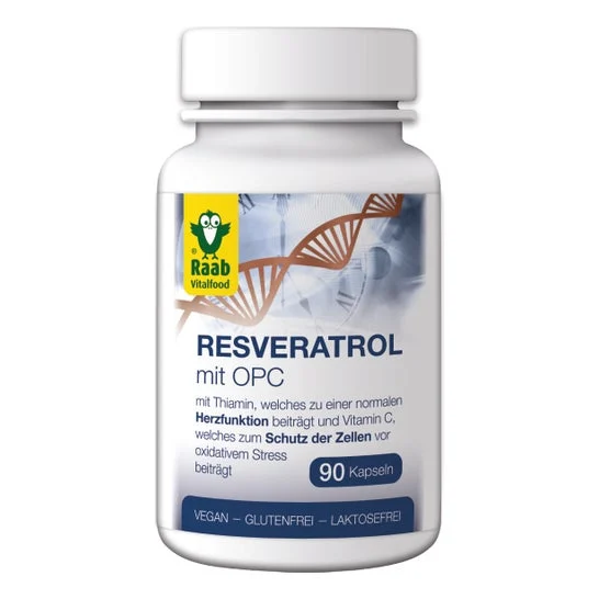 Raab Vitalfood Resveratrol con Opc 90caps