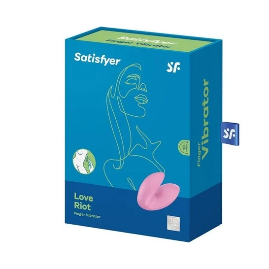 Satisfyer Love Riot Vibratore Ditale Rosa 1 Unità