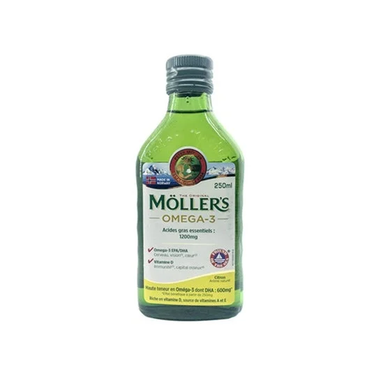 Möller's Olio Fegato Merluzzo Limone Soluzione Bevibile 250ml