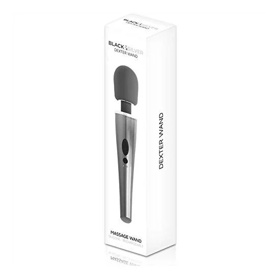 Set erotico di massaggio Dexter nero e argento 1pc
