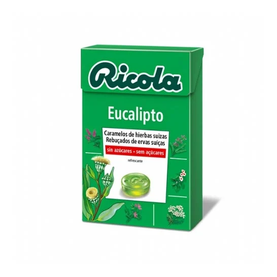 Ricola Eucalipto caramelle senza zucchero 50g