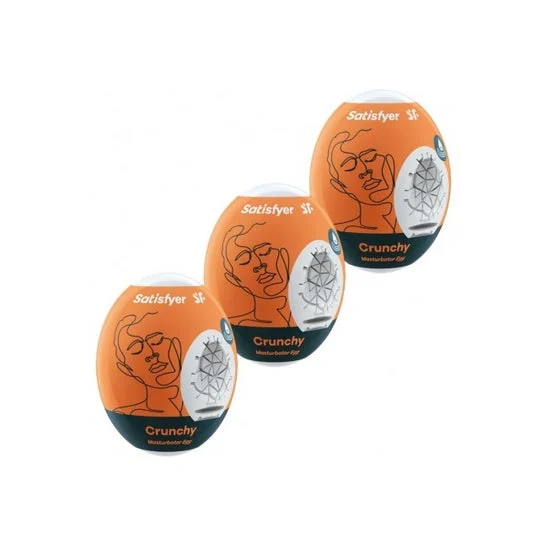 Satisfyer Chrunchy Uovo Masturbatore 3 Unità