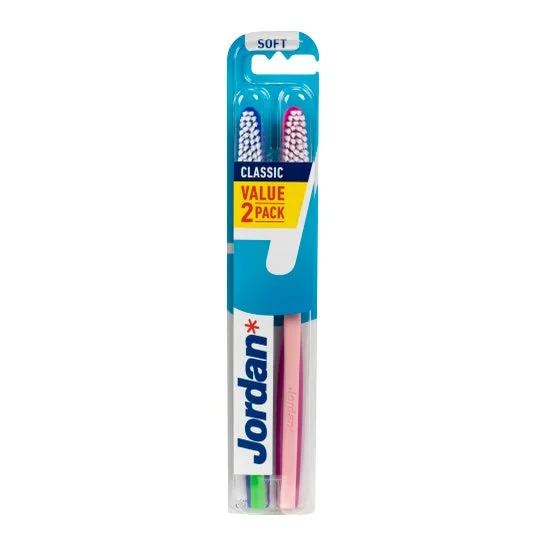 Jordan Classic Soft Toothbrush Pack 2uds