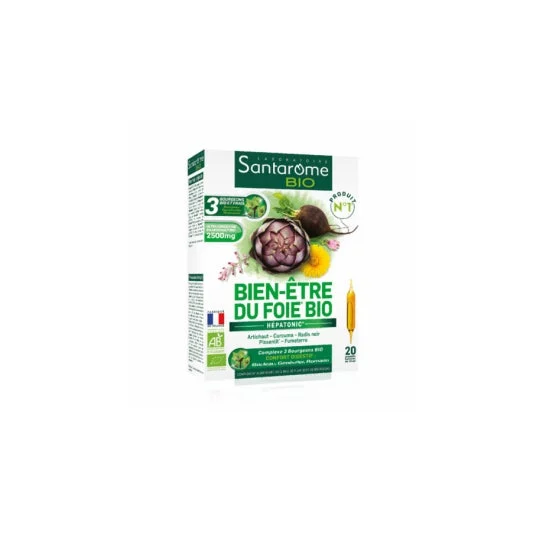 Santarome Bio Bien-Être Du Foie Confort Digestif 30 Gélules