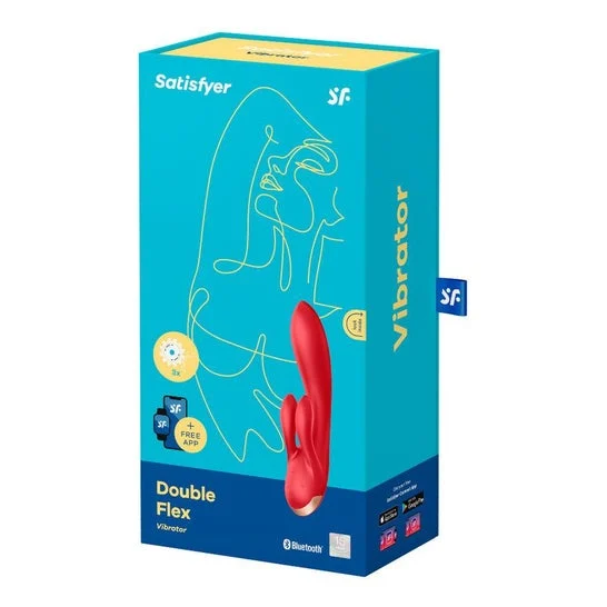 Satisfyer Double Flex Vibratore Rosso 1 Unità