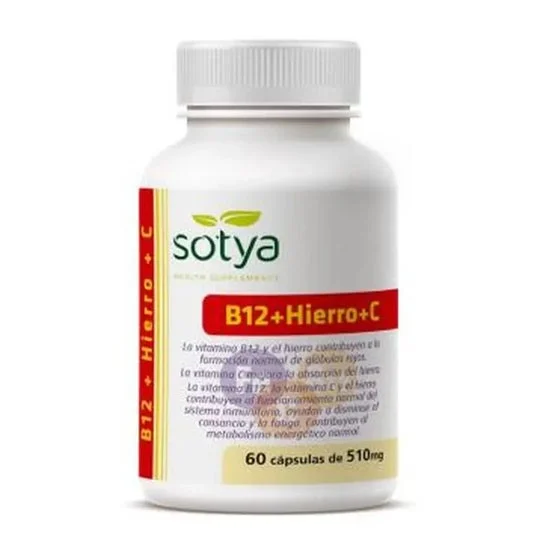 Sotya Vitamina B12 Ferro Vitamina C 60caps