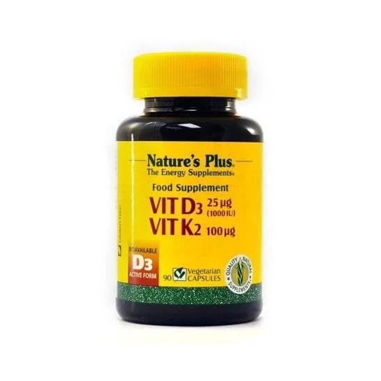 Nature's Plus Vitamina D3 K2 1000 Ui 90caps