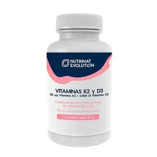 Nutrinat Vitaminas K2 y D3 30caps