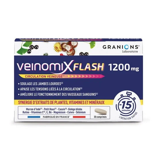 Granions Veinomix Flash 1200mg 30comp