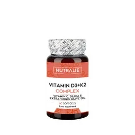 Nutralie Vitamin D3+K2 Complex 60caps