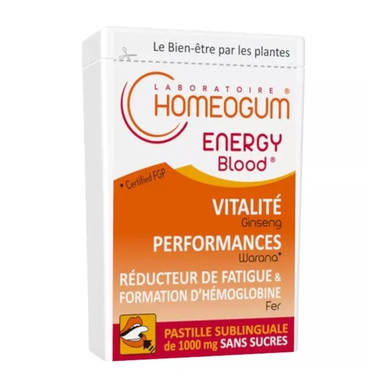 Homeogum Energy Blood Pasticca sublinguale 40g