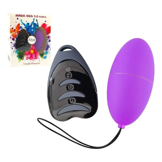 Alive Magic Egg 3.0 Huevo Vibrador Control Remoto Violeta 1ud