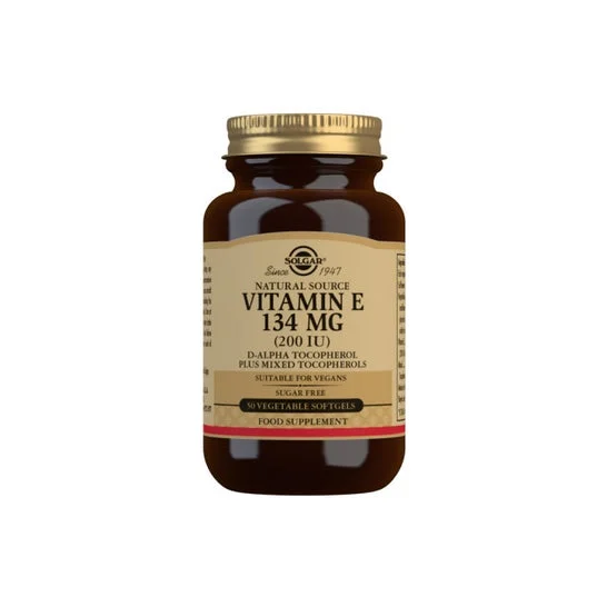 Solgar Vitamina E 200UI 134mg 50 softgels vegetali