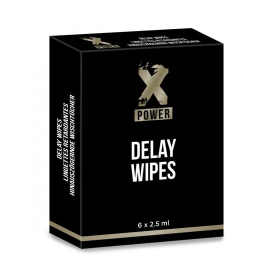 Xpower Delay Wipes 6uds
