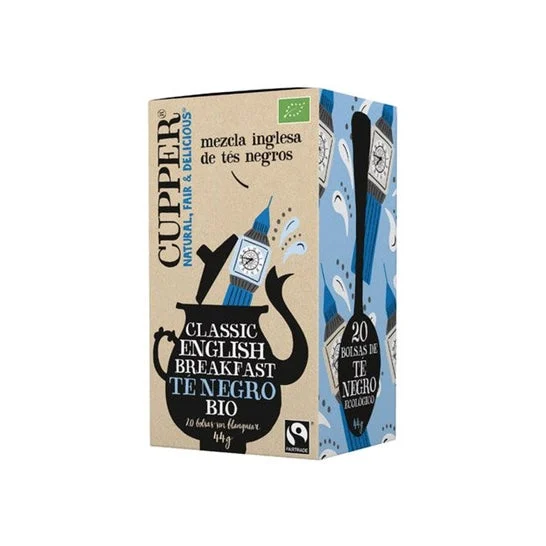 Tè nero Cupper English Break Inf Inf Bio 20 unità