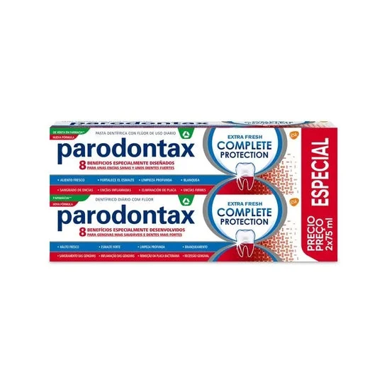 Parodontax Extra Fresh Prot 75 Ml Duplo Completo Extra Fresh Prot 75 Ml Duplo
