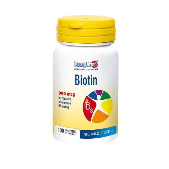 Longlife Biotin 900Mcg 100comp