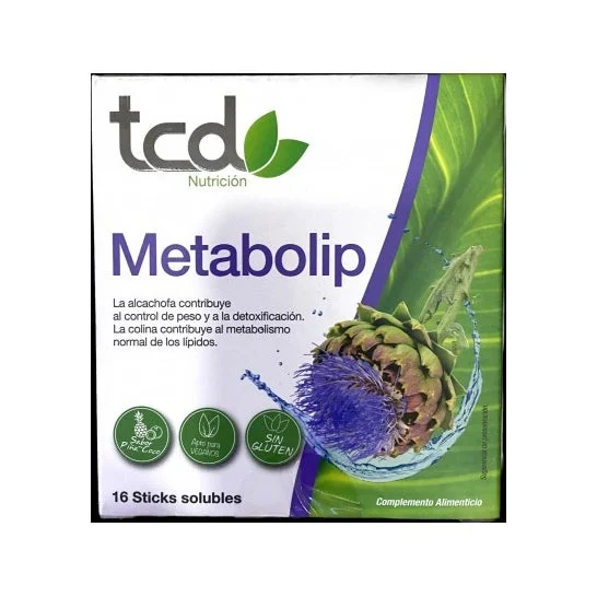Tcd Nutrición Metabolip Sabor Piña Coco Sticks 16x5g