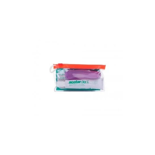 Acofardent Kit da viaggio con dentifricio anticarie 25ml e spazzolino