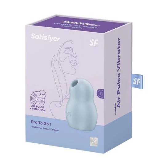 Satisfyer Pro To Go 1 Stimolatore e Vibratore Blu 1 Unità