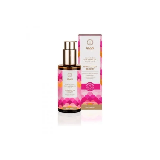 Khadi Aceite Elixir Ayurveda Loto-Rosado 100ml