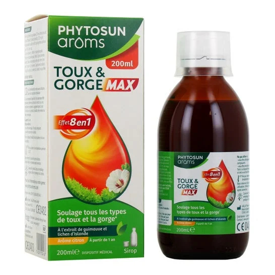 Phytosun Arôms Jarabe Tos Garganta Max 200ml