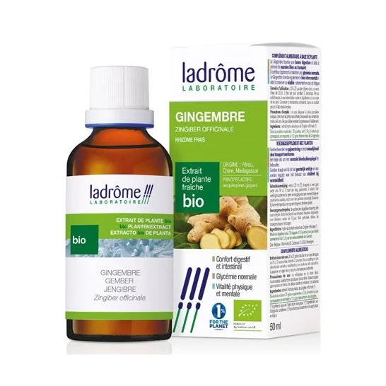 Ladrôme Extracto de Planta Fresca Jengibre Bio 50ml