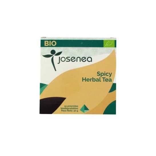 Josenea piccante tè alle erbe bio scatola 15 piramidi