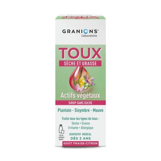 Granions Tos Seca y Grasa Jarabe sin Azúcar 120ml