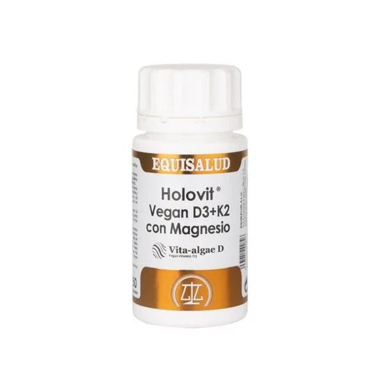Holovit Vegan D3+K2 con Magnesio 50Caps