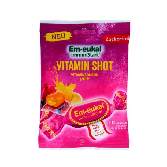 Em-Eukal Vitamin Shot Caramelos Sin Azúcar 75g