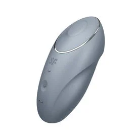 Satisfyer Tap Climax 1 Sensual Tapping Lay-On Vibr Bluegrey 1ud