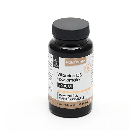 Nat & Form Vitamina D3 Liposomal 2000ui 30 Perlas