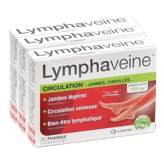 3C Pharma Pack Lymphaveine 3x30 Comprimés