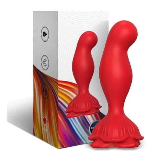 Armony Rosa Vibrador Plug Anal Control Remoto Rojo 1ud