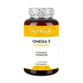 Nutralie Omega 3 Complex 2000mg EPA DHA + Vit E y D 60softgels