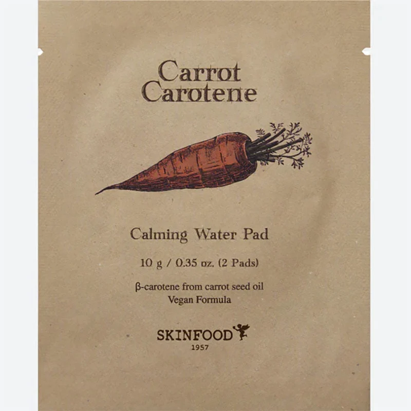 Tampone calmante all'acqua di carota e carotene 10 g (2 tamponi)